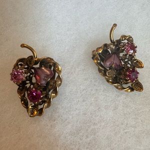 Vintage Austria clips Earings